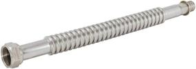 img 4 attached to 🚰 Eastman 0438612 Corrugated Stainless Steel Water Heater Connector - 12 inch, 3/4 inch FIP x 3/4 inch Crimp PEX - Durable and Reliable for Efficient Water Heating