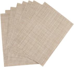 img 4 attached to 🍽️ Benson Mills Longport Woven Placemat: Stylish and Durable Table Accessory