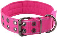 🐾 yunleparks reflective tactical dog collar: soft padded lining & metal buckle for small medium large dogs logo