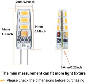 img 3 attached to 💡 Highly Efficient LED Dimmable Bi Pin Halogen Replacement
