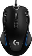 logitech g300s optical gaming mouse with 9 programmable buttons and onboard memory – perfect for ambidextrous gamers logo