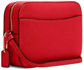 img 1 attached to COACH WOMENS CAMERA SIGNATURE LEATHER Women's Handbags & Wallets in Crossbody Bags