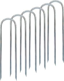 img 4 attached to 🌪️ N1Fit Trampoline Anchors - High Wind 12in U-Shaped Trampoline Stakes, Essential Trampoline Accessories for Secure Ground Anchoring