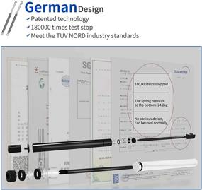 img 1 attached to 🚪 OTUAYAUTO Газовые пружины задней двери: высококачественная замена для Chevy Tahoe, Suburban, GMC Yokon, Cadillac Escalade - набор из 2 шт. (SG330076 6156)