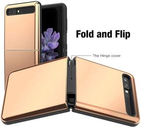 img 2 attached to Goospery For Galaxy Z Flip Case (2020) With Hinge Coverage