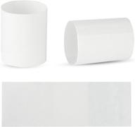 🎀 rupert and jeoffrey's trading co. self-adhering paper napkin rings (500, white) - convenient and stylish! logo