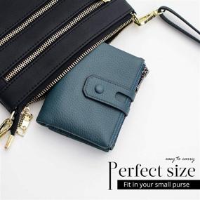 img 3 attached to 👜 Stylish Leather Wallet with RFID Blocking for Women"