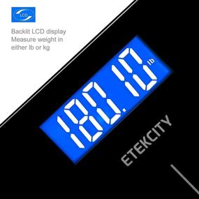 img 3 attached to 📊 Etekcity Step-On Digital Bathroom Scale with 400 Lb Weight Capacity