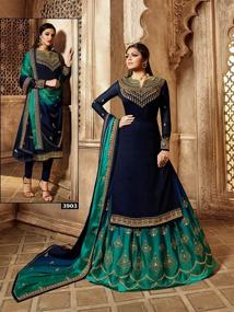 img 1 attached to Ziya Pakistani Special Georgette Straight