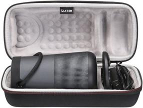 img 4 attached to 🔊 LTGEM Travel Protective Case for Bose SoundLink Revolve+ (Series II) Speaker: Portable Bluetooth 360 Speaker Organizer with Cradle & Charger Storage