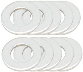 img 3 attached to 🔒 Premium 10-pack Aluminum Oil Drain Plug Gaskets 12mm I.D. 20mm O.D. by A Plus Parts House - Enhanced Leak-Proof Performance!