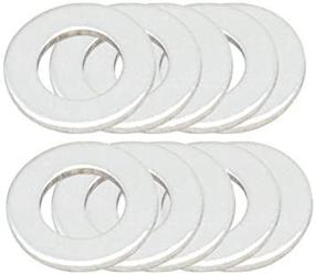 img 2 attached to 🔒 Premium 10-pack Aluminum Oil Drain Plug Gaskets 12mm I.D. 20mm O.D. by A Plus Parts House - Enhanced Leak-Proof Performance!