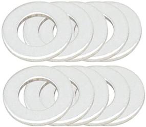 img 1 attached to 🔒 Premium 10-pack Aluminum Oil Drain Plug Gaskets 12mm I.D. 20mm O.D. by A Plus Parts House - Enhanced Leak-Proof Performance!