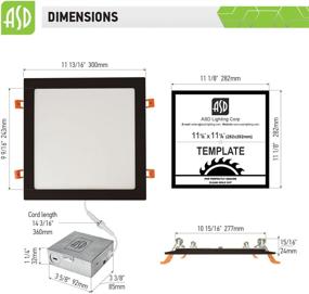 img 2 attached to 💡 ASD Ультратонкая LED-панель с температурой света по выбору: гибкие варианты освещения на 3000K, 4000K и 5000K.