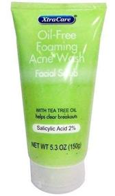 img 2 attached to 🌿 XtraCare Tea Tree Oil Foaming Acne Facial Scrub - Oil Free, 5.3 oz (Pack of 2)