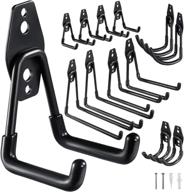 🔧 hupbipy 12 pack heavy duty garage hooks: ultimate organizer for power tools, ladders, bikes, and more! logo