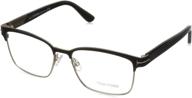🕶️ matte black ford ft5323 eyeglasses logo