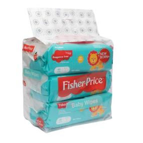 img 3 attached to Fisher Price Baby Wipes Unscented - Hypoallergenic, Water Diaper Wipes for Newborn and Sensitive Skin - 80 Count x 3 Packs (240 Wipes)