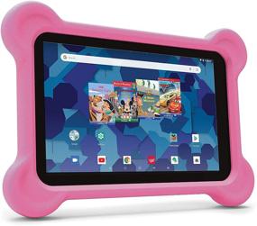 img 2 attached to 📱 RCA Android Tablet Bundle - 8″ Tablet, Audio Books, Bumper Case, Headphones - Disney Edition Pink: A Complete Entertainment Package