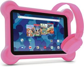 img 4 attached to 📱 RCA Android Tablet Bundle - 8″ Tablet, Audio Books, Bumper Case, Headphones - Disney Edition Pink: A Complete Entertainment Package