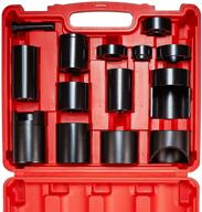 orion motor tech ball joint press adapters tool kit - compatible with ford f-series, chevy silverado, dodge ram, gmc sierra - u/ball joints removal separator - works with c-frame press logo