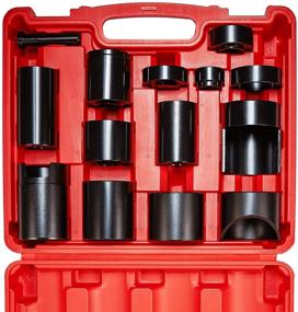 img 4 attached to Orion Motor Tech Ball Joint Press Adapters Tool Kit - Compatible with Ford F-Series, Chevy Silverado, Dodge Ram, GMC Sierra - U/Ball Joints Removal Separator - Works with C-Frame Press