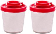 🧂 2 pcs salt and pepper shakers with red lids - airtight containers for spices, salts, and powders - perfect for home, outdoors, camping, and travel logo