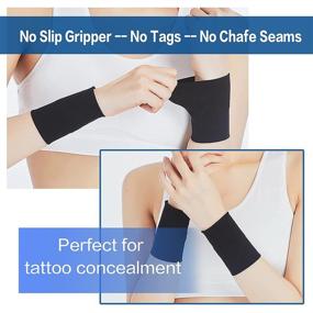img 1 attached to Tattoo Compression Forearm Concealer Support