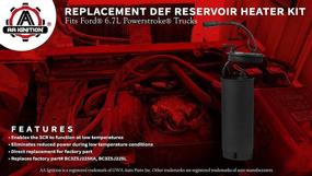 img 3 attached to 🔥 6.7L V8 DEF Reservoir Heater Kit for Ford F-250, F-350, F-450, F-550 Super Duty 2011-2016 - Replaces BC3Z5J225KA, BC3Z5J225L, 904372