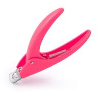 dr.nail acrylic nail clipper: precision false nail cutter 💅 and trimmer for professional artificial nail art manicure in pink logo
