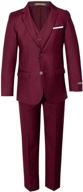 stylish and sleek: spring notion boys slim 3 piece boys' clothing in suits & sport coats for a sharp look! logo