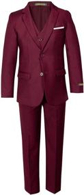 img 4 attached to Stylish and Sleek: Spring Notion Boys Slim 3 Piece Boys' Clothing in Suits & Sport Coats for a Sharp Look!