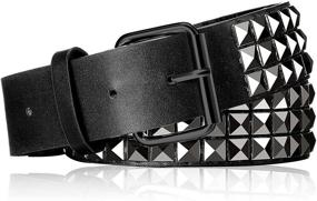 img 4 attached to 🌟 Studded Pyramid Clothing Accessories for Women's Fashion