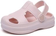 👶 memon baby boys girls clogs slippers: lightweight sandals for shockproof summer fun at the pool or beach! logo