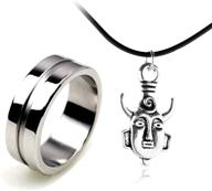 ожерелье winchester из нержавеющей стали, стильные аксессуары supernatural, украшение для мальчиков. логотип