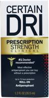 💦 certain dri 1.20 oz clinical antiperspirant roll-on - prescription strength logo