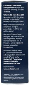 img 3 attached to 💦 Certain Dri 1.20 oz Clinical Antiperspirant Roll-On - Prescription Strength