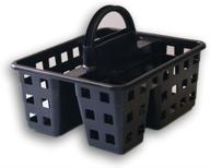 🛁 black mainstay small shower caddy tote for versatile utility logo