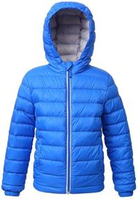 img 4 attached to 🧥 Lightweight Hooded Packable Jackets & Coats for Boys by Rokka Rolla: Stylish and Versatile