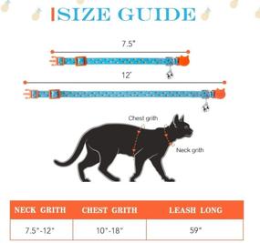 img 3 attached to 🐱 Escape Proof Cat Harness and Leash Set - H-Shaped Design with Adjustable Lightweight and Safe Harness for Outdoor Walking".