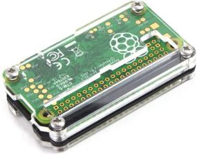 img 2 attached to 🖥️ Черный корпус Black Ice GPIO Zebra Zero: Стильный и функциональный корпус для Raspberry Pi Zero & Zero Wireless от C4Labs