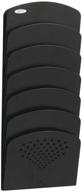 📚 durable black wall rack | safco steel seven pocket letter/legal wall rack 3185bl logo