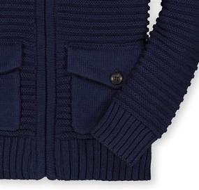 img 2 attached to 🧥 Hop into Style with Hope Henry Sleeve Textured Sweater for Boys' Clothing