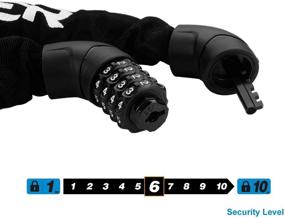 img 3 attached to Titanker Bike Chain Lock: 🔒 Ultimate Security for Bikes, Motorcycles & More!