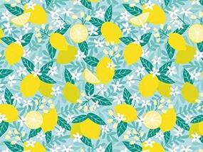 img 2 attached to 🍋 Lemon Squeezy Gift Wrapping Paper - Vibrant and Versatile Flat Sheet (24" x 6')