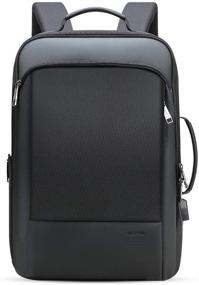 img 4 attached to Ultimate Travel Backpack for Men with Business Laptop Compartment