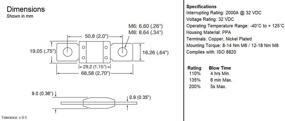 img 2 attached to MEGA Fuse Time Delay Bolt