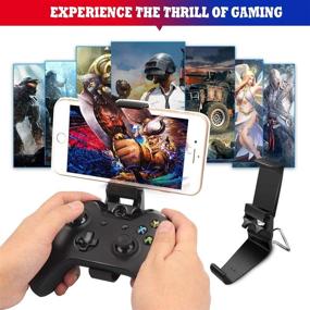 img 3 attached to 🎮 Enhance Gaming Experience - XBERSTAR Smart Phone Mount Bracket for Xbox ONE S Slim Gamepad Controller