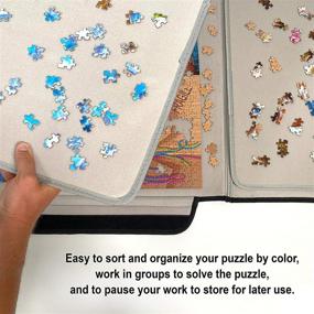 img 2 attached to 🧩 Conveniently Portable: Mary Maxim Jigsaw Puzzle for On-the-Go Puzzling Fun