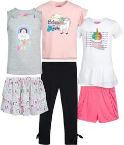 img 4 attached to Freestyle Revolution Girls Legging Set Girls' Clothing and Tops, Tees & Blouses